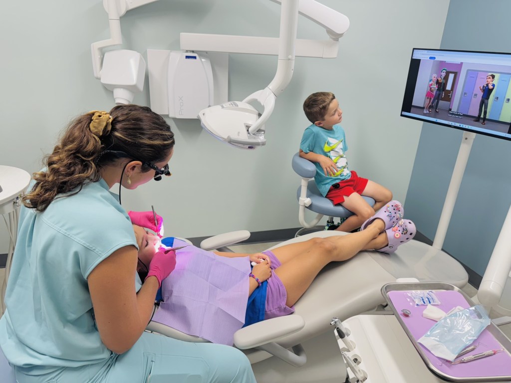 Child's first dental visit with Dr. Kara Sardella